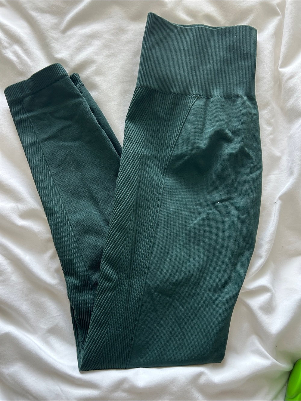 Abercrombie & Fitch YPB High-Rise Dark Green Leggings